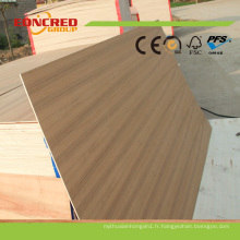 Planche stratifiée de placage de chêne rouge de catégorie de AAA / teck / cerise / cendre naturelle (MDF / contreplaqué)